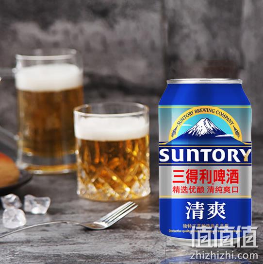SUNTORY 三得利 清爽啤酒 330mlx12听x5件 98元 值值值-买手聚集的地方