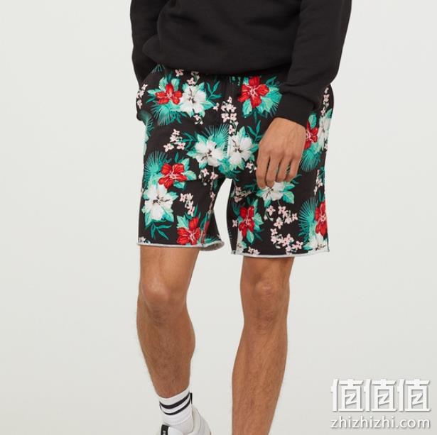 18日0点：H＆M 男士 印花沙滩裤 60元 值值值-买手聚集的地方