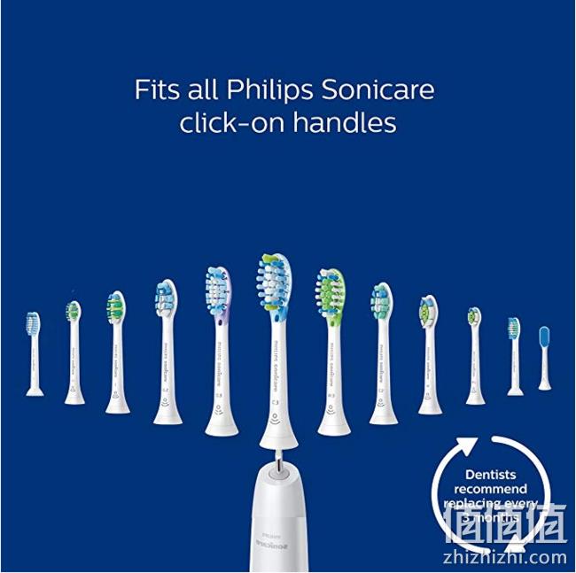 兼容所有Sonicare牙刷！8个装，Philips Sonicare 飞利浦 HX6068/12 钻石清洁电动牙刷刷头 prime会员直邮含税到手约279元（之前推荐295元） 值值值-买手聚集的地方