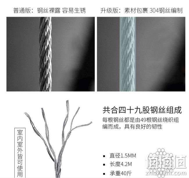 4.9分 可隐藏 小编同款：sujin 阳台收缩晾衣绳 券后69元包邮（小编100元+） 值值值-买手聚集的地方