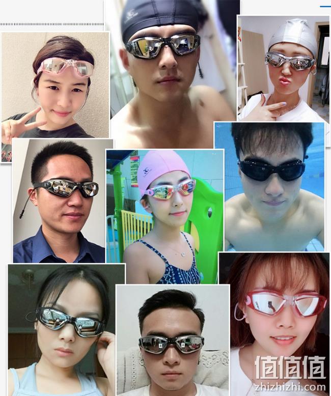 近视人士也可清晰游泳：捷虎 防雾泳镜套装 券后24元包邮 值值值-买手聚集的地方