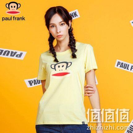 Paul Frank旗舰店，女士 印花 T恤 80元券后69元包邮（吊牌价399元） 值值值-买手聚集的地方