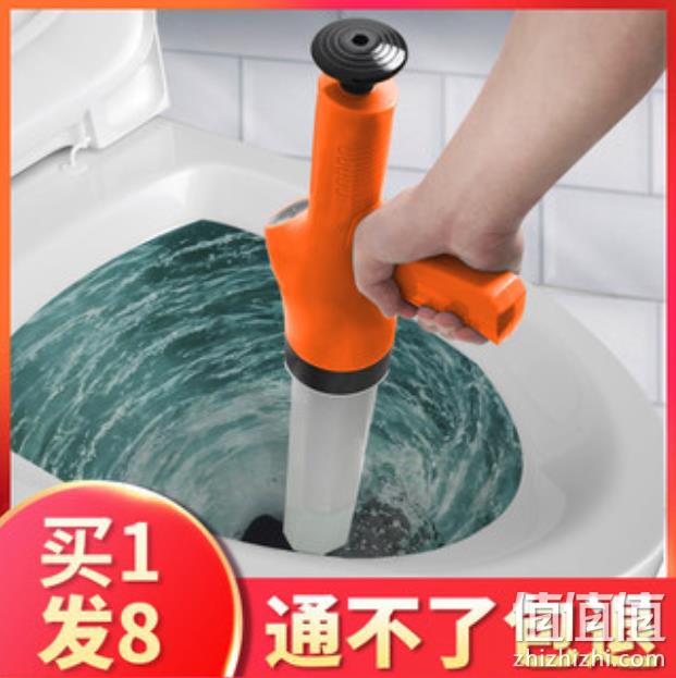 国家专利设计，兔の力 马桶疏通一炮通工具神器  48元包邮（长期89元） 值值值-买手聚集的地方
