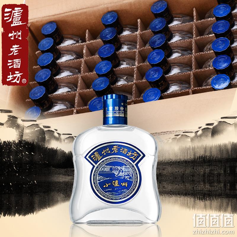 爆降40元：泸州老酒坊 浓香型52度白酒125mlx24瓶 券后178元包邮（上次218元） 值值值-买手聚集的地方