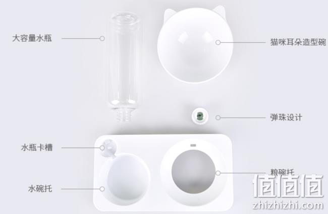 莱克托尼 双碗 宠物饮水喂食盆 券后9.9元包邮 值值值-买手聚集的地方