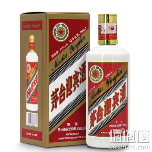 茅台 迎宾 53度酱香型白酒500ml 78元（天猫98元） 值值值-买手聚集的地方