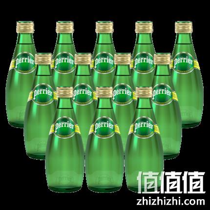 法国进口，Perrier 巴黎水 原味 天然气泡水330mlx12瓶 券后69.9元包邮 值值值-买手聚集的地方