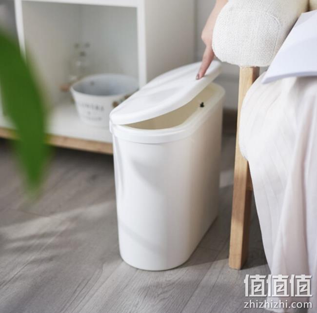 白菜价！Happy Mom 开心妈妈 日式按压式垃圾桶 10L 3色 17.9元包邮（之前推荐同款40元+） 值值值-买手聚集的地方