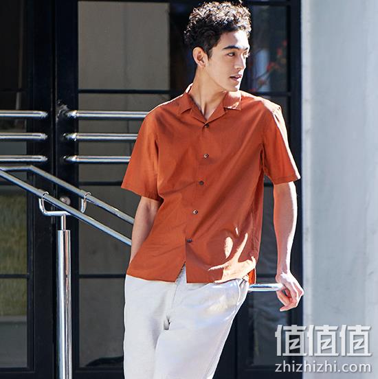UNIQLO 优衣库 男士 短袖衬衫 99元（吊牌价199元） 值值值-买手聚集的地方