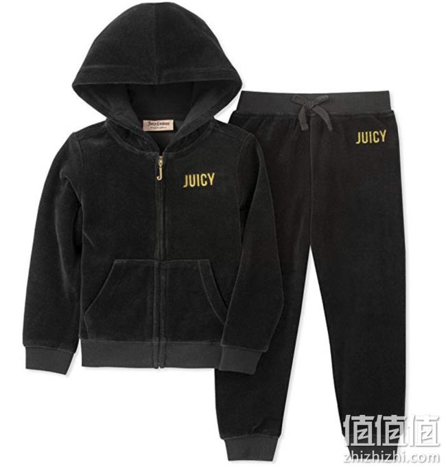 Juicy Couture 橘滋 女童天鹅绒套装 prime会员凑单直邮含税到手约121元 值值值-买手聚集的地方