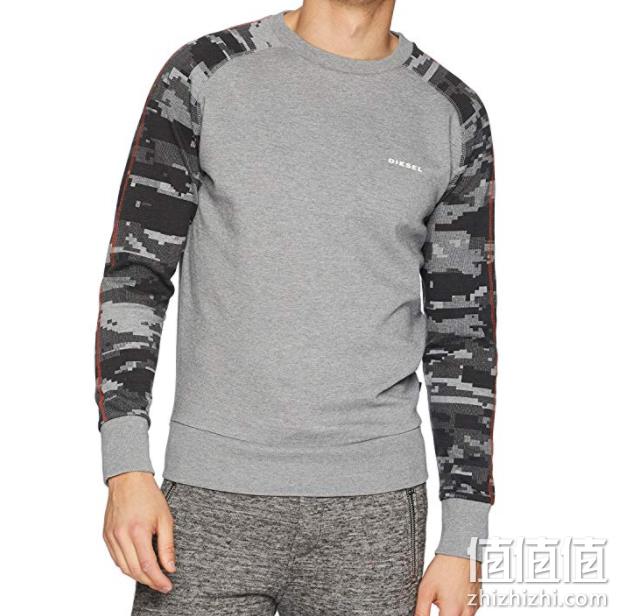 限XS码：Diesel 迪塞 男士 长袖运动衫 Prime会员凑单190元（长期售价537元） 值值值-买手聚集的地方