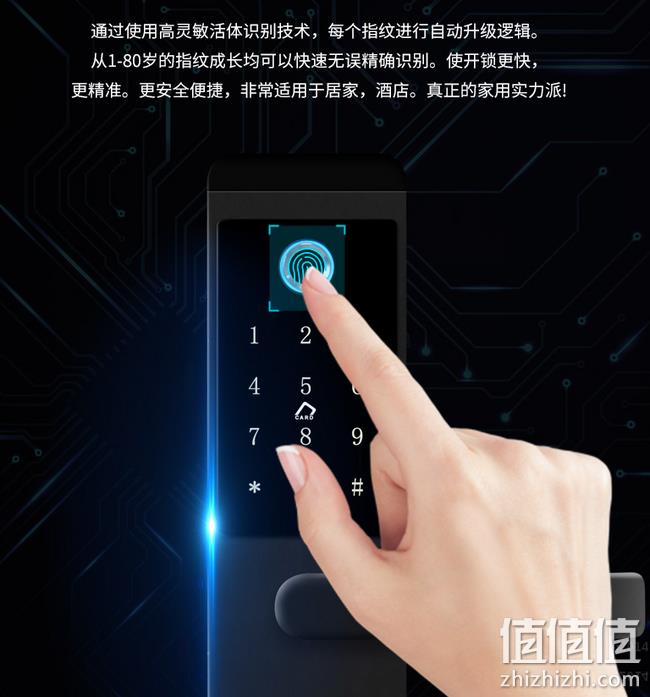 最具有性价比 半导体指纹+虚位密码：欧索尔 指纹锁 券后299元包邮送礼包（长期899元） 值值值-买手聚集的地方