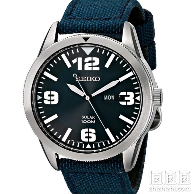 Seiko 精工 男士 太阳能腕表 SNE329 Prime会员664元（京东1245元） 值值值-买手聚集的地方