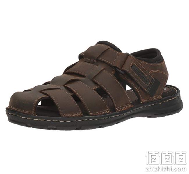 多尺码好价！PrimeDay：Rockport Darwyn Fishermen 男士凉鞋 prime会员到手约328元 值值值-买手聚集的地方