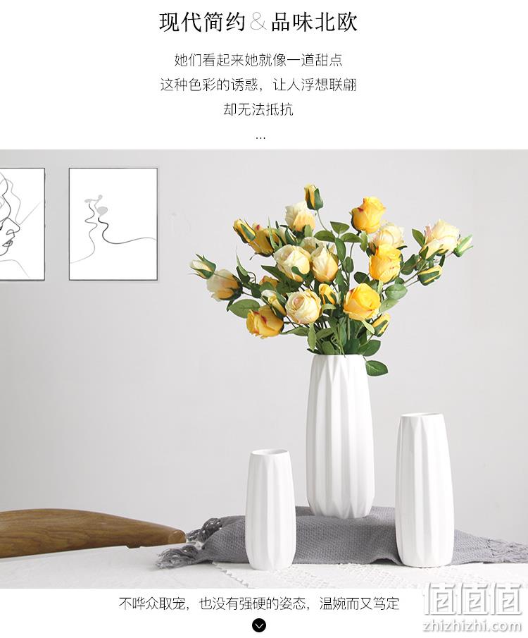 白菜！凉笙 北欧风陶瓷花瓶 小号 7.8元包邮 值值值-买手聚集的地方