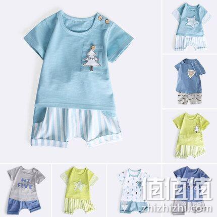 A类安全，多喜熊 1-3岁 婴幼儿 纯棉套装 券后29.9元包邮（吊牌价139元） 值值值-买手聚集的地方