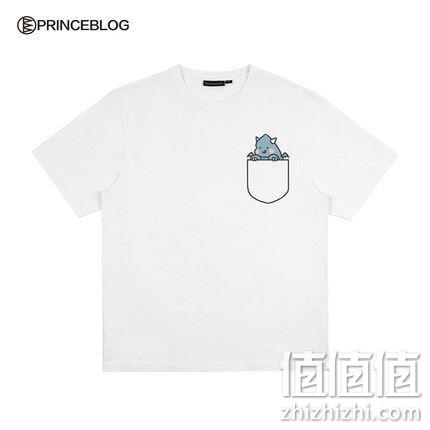 PrinceBlog 100%纯棉 情侣款 T恤 券后29元包邮 值值值-买手聚集的地方