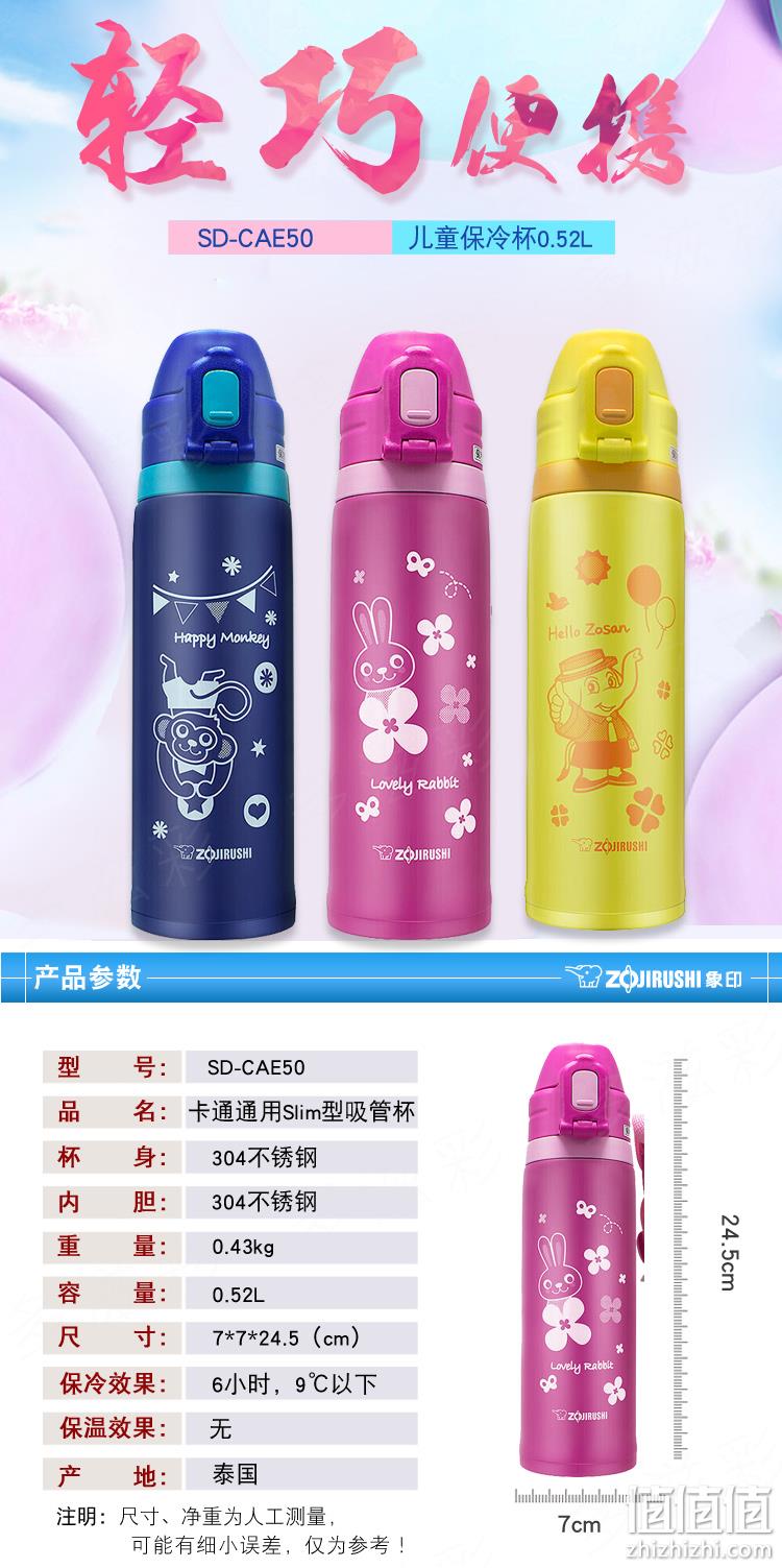 ZOJIRUSHI 象印 SD-CAE50 不锈钢保温杯 520ml 209元包邮（京东399元） 值值值-买手聚集的地方
