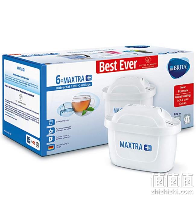 Brita 碧然德 新升级Maxtra+滤芯英国版 6枚 prime凑单直邮到手159元 值值值-买手聚集的地方