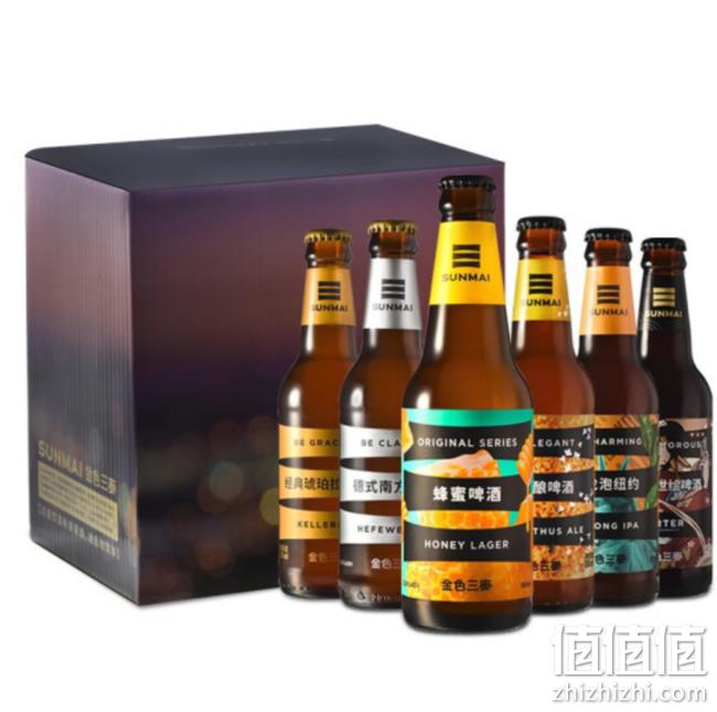 买一送一！SUNMAI 金色三麦 精酿啤酒组合 6瓶x2件 159元 值值值-买手聚集的地方
