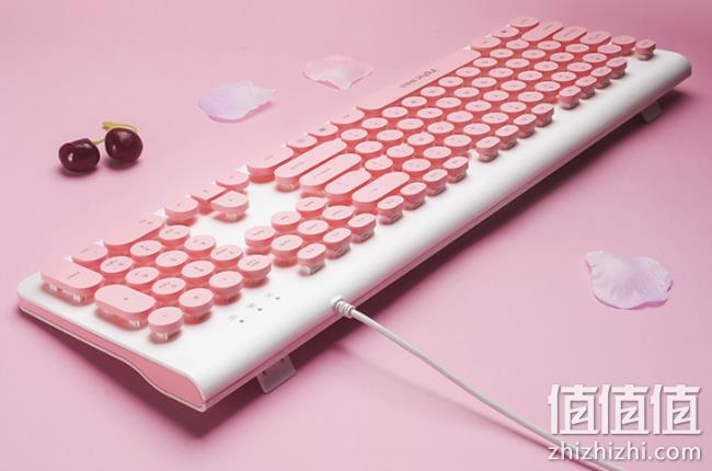 值哭、高颜值、3色可选！英菲克 朋克键盘 黑色版 券后19.9元包邮 值值值-买手聚集的地方