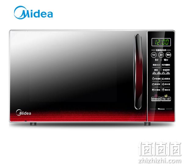 52万多好评，Midea 美的 20L 快捷微波炉 EM7KCGW3-NR 399元包邮送工具礼包 值值值-买手聚集的地方