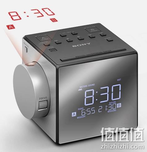 可投影、音乐+闹钟+时钟： SONY 索尼 ICF-C1PJ 多功能投影闹钟 prime会员381.04元包邮（京东720元起） 值值值-买手聚集的地方