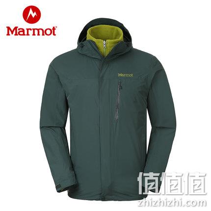 值哭！8日0点：Marmot 土拨鼠 男士防水保暖三合一冲锋衣 40910 814元包邮（吊牌价3499元） 值值值-买手聚集的地方