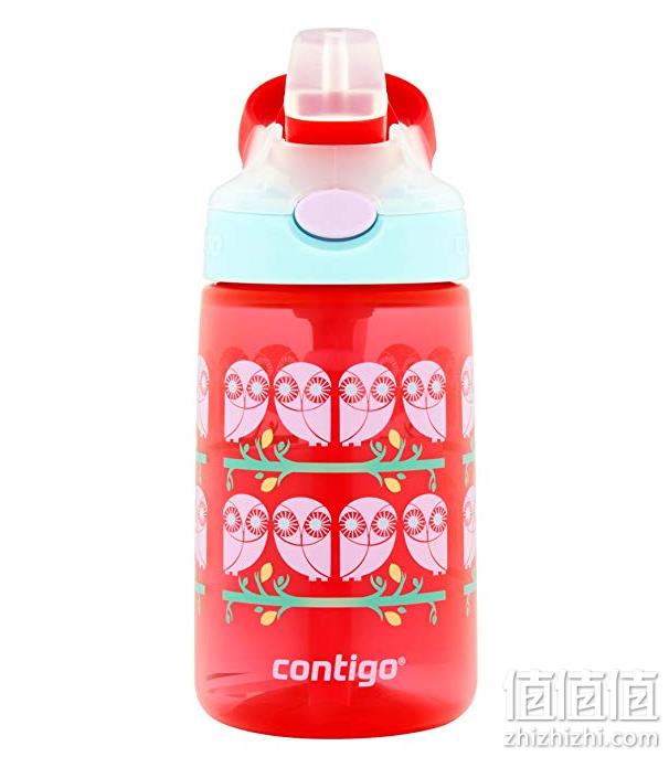 单手开启 不漏：Contigo 康迪克 儿童吸管杯 414mL prime会员63元包邮（天猫类似款90元） 值值值-买手聚集的地方