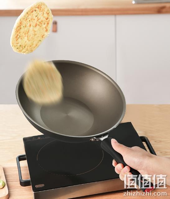 美国华福涂层 无油烟不粘：炊大皇 32cm 炒锅 券后79元包邮 值值值-买手聚集的地方
