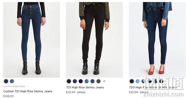 Levi's李维斯 精选 时尚牛仔服饰 返校季折扣 6折优惠 值值值-买手聚集的地方