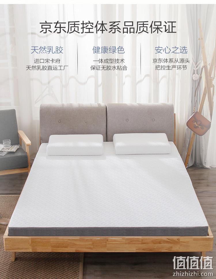 京东自有品牌 佳佰 泰国天然乳胶床垫 200×180×5cm 699元包邮 值值值-买手聚集的地方
