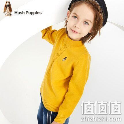 Hush Puppies 暇步士 19新款 儿童 半高领 针织衫 券后88元包邮（专柜299元） 值值值-买手聚集的地方