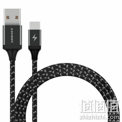 3A快充，Momax 摩米士 Type-C 编织数据线1m 9.9元包邮 值值值-买手聚集的地方