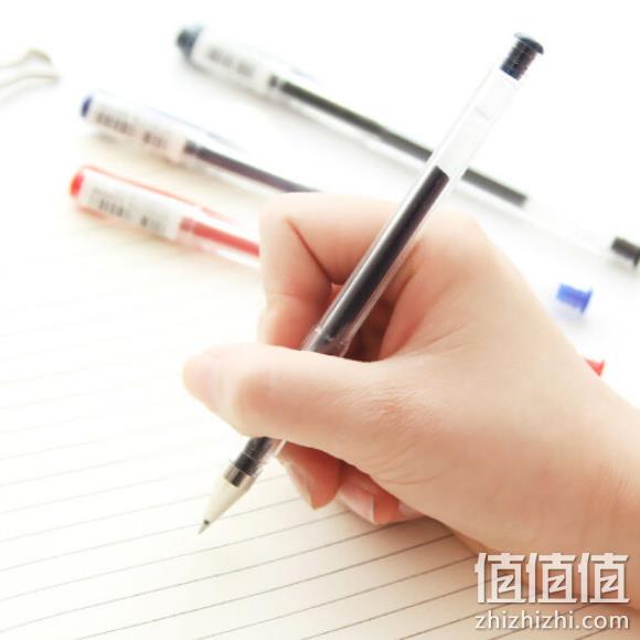3件x10支 日本原装 Uni 三菱 0.5mm 黑色 中性笔UM-100 101元（天猫52.5元每件） 值值值-买手聚集的地方