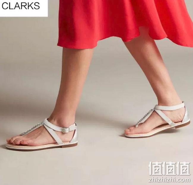 图片色36码： Clarks其乐 女士 Bay Poppy T-Bar 凉鞋 prime会员到手约263.51元（之前推荐305.35元） 值值值-买手聚集的地方