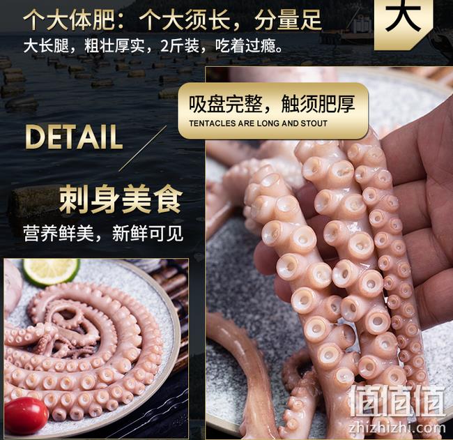 1只放1盘：百鲜荟 长腿爆头八爪鱼 1000g 券后83元包邮 值值值-买手聚集的地方