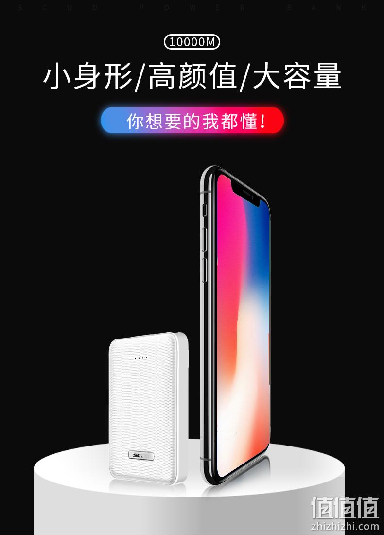 历史新低、仅重168g、可带上飞机：飞毛腿 10000毫安充电宝 49元包邮 值值值-买手聚集的地方