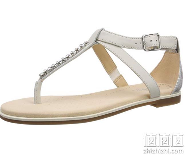 图片色36码： Clarks其乐 女士 Bay Poppy T-Bar 凉鞋 prime会员到手约263.51元（之前推荐305.35元） 值值值-买手聚集的地方