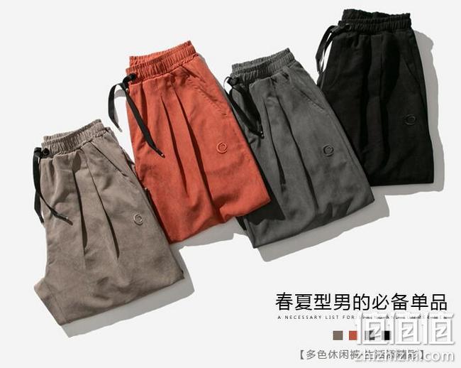不起球、不褪色：渡步 男士 日系宽松休闲哈伦裤 券后29元包邮（长期59元） 值值值-买手聚集的地方