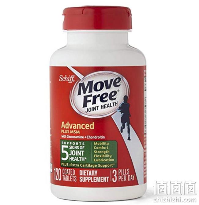 强效镇痛+修复关节！绿瓶 120粒 Schiff Move Free 氨糖维骨力氨糖软骨素 prime凑单直邮手130元（天猫国际189元不含税） 值值值-买手聚集的地方