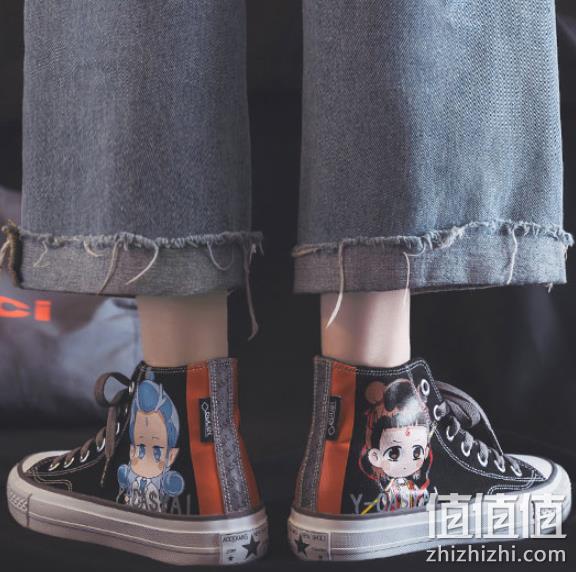 芙燕 手绘 哪吒 帆布鞋 110元券后49.9元包邮 值值值-买手聚集的地方