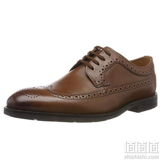 5倍差价、限尺码：Clarks/其乐 Ronnie Limit 男士 粗革雕花皮鞋 Prime直邮到手292元（天猫1399元） 值值值-买手聚集的地方