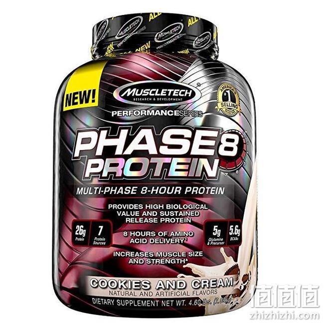 2倍差价：4.6磅 Muscletech/肌肉科技 Phase 8缓释蛋白粉 Prime直邮到手282元（天猫498元） 值值值-买手聚集的地方
