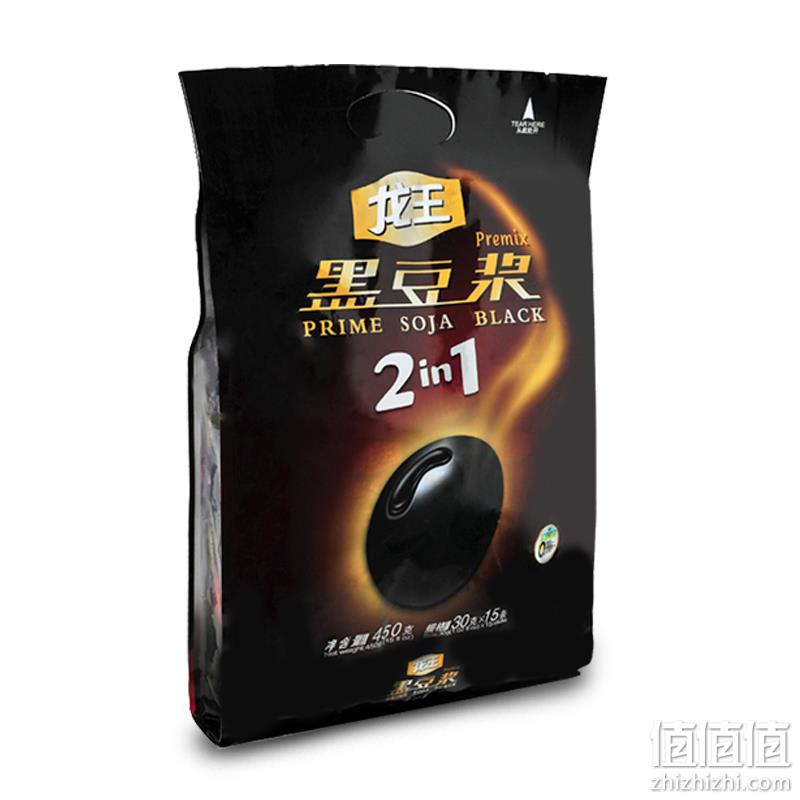 KFC豆浆供应商品牌！龙王 无蔗糖黑豆浆粉 非转基因 450克 19.8元包邮 值值值-买手聚集的地方