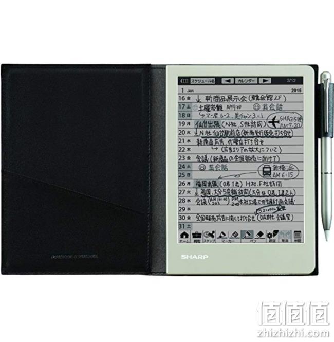 随身携带随时记录，夏普 电子笔记本 WG-S30-B prime会员到手约486.7元 值值值-买手聚集的地方