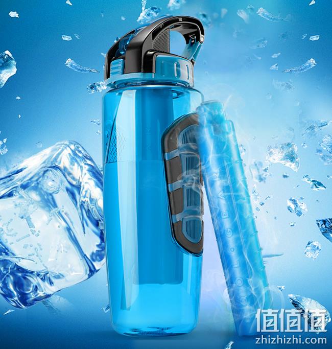 Tritan材质+自带2小时冰饮：美国 coolgear 运动水杯 936ml 券后48元包邮（京东83元） 值值值-买手聚集的地方