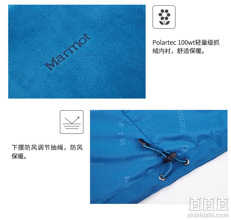 好看且实用！Marmot土拨鼠 40920 男士三合一冲锋衣 949元（长期1199元） 值值值-买手聚集的地方