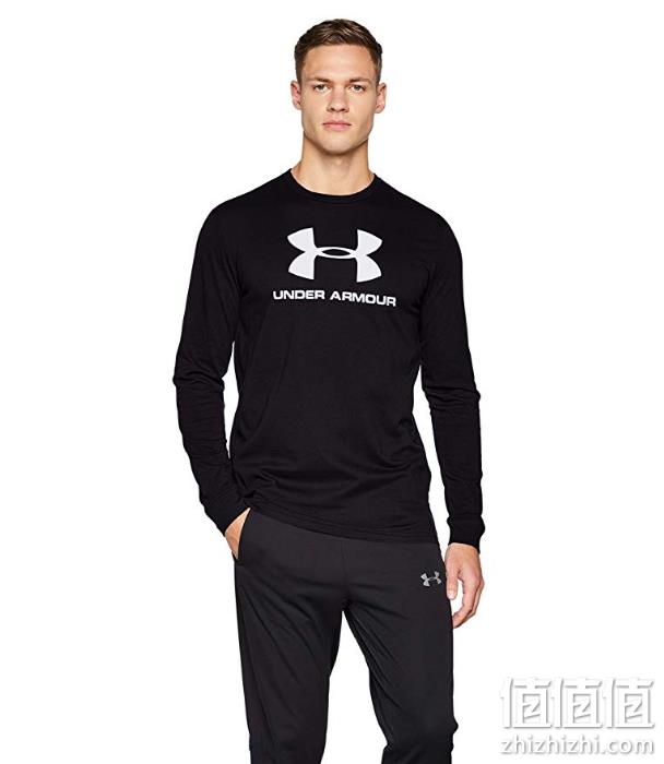 Under Armour 安德玛 Sportstyle 男士印花长袖T恤 prime会员凑单162.14元包税 值值值-买手聚集的地方