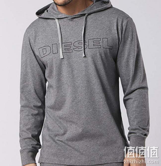 S、M好价，Diesel迪赛 男士 Jimmy 连帽长袖T恤 prime会员到手约303.5元 值值值-买手聚集的地方